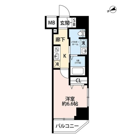 プレール・ドゥーク門前仲町IIIの物件間取画像